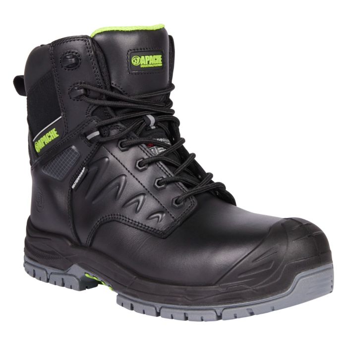 Apache Chilliwack Waterproof Safety Boots Side Zip Non-Metallic Comfort