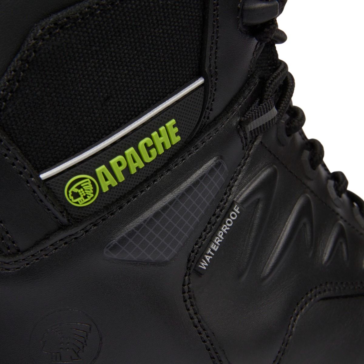 Apache Chilliwack Waterproof Safety Boots Side Zip Non-Metallic Comfort