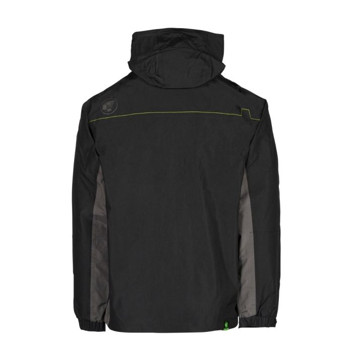 Apache Welland Waterproof Jacket Black Grey Regular Fit with Hood and Pockets