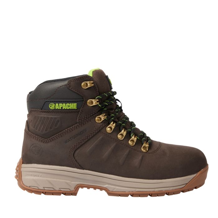 MOOSE JAW Apache Pro Series Waterproof Lace-Up Slip-On Boot with Comfort Insock