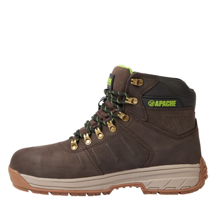 MOOSE JAW Apache Pro Series Waterproof Lace-Up Slip-On Boot with Comfort Insock