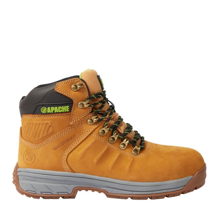 MOOSE JAW Apache Pro Series Waterproof Lace-Up Slip-On Boot with Comfort Insock