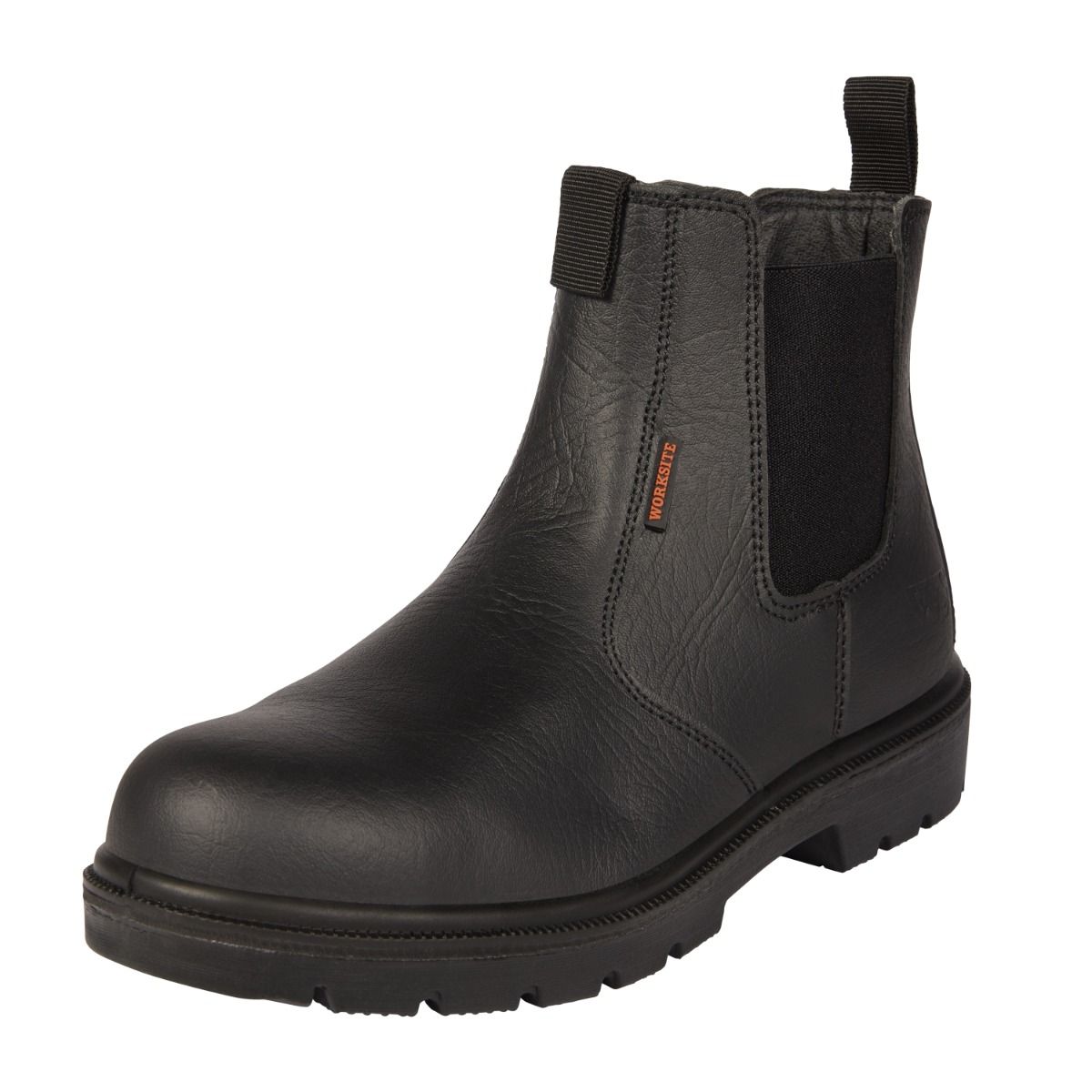 Sterling Work Site SS600SM Black Leather Dealer Boots Steel Toe Anti-Static