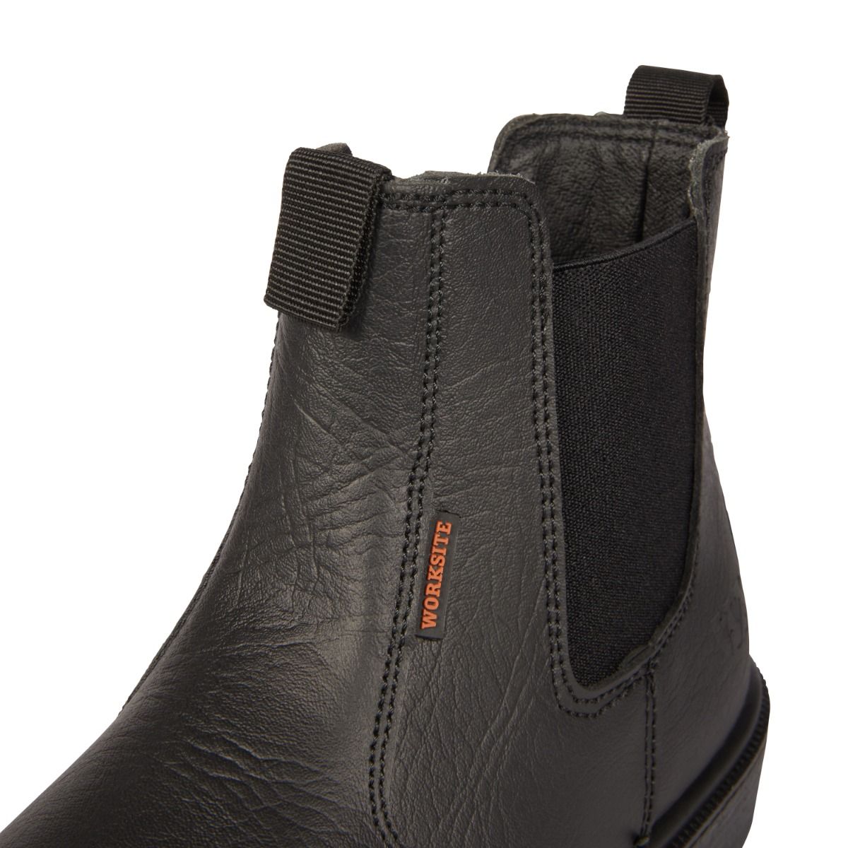 Sterling Work Site SS600SM Black Leather Dealer Boots Steel Toe Anti-Static