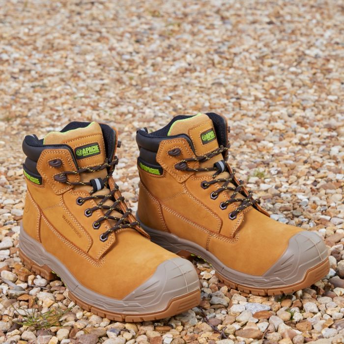 Apache Thompson Waterproof Safety Boots Non-Metallic GTS Grip Traction