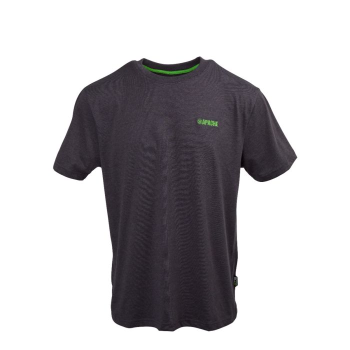 Apache Vancouver T-Shirt Lightweight Poly-Cotton Crew Neck Embroidered Logo