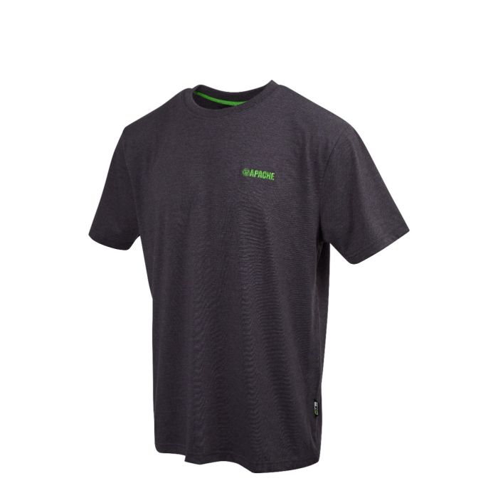 Apache Vancouver T-Shirt Lightweight Poly-Cotton Crew Neck Embroidered Logo