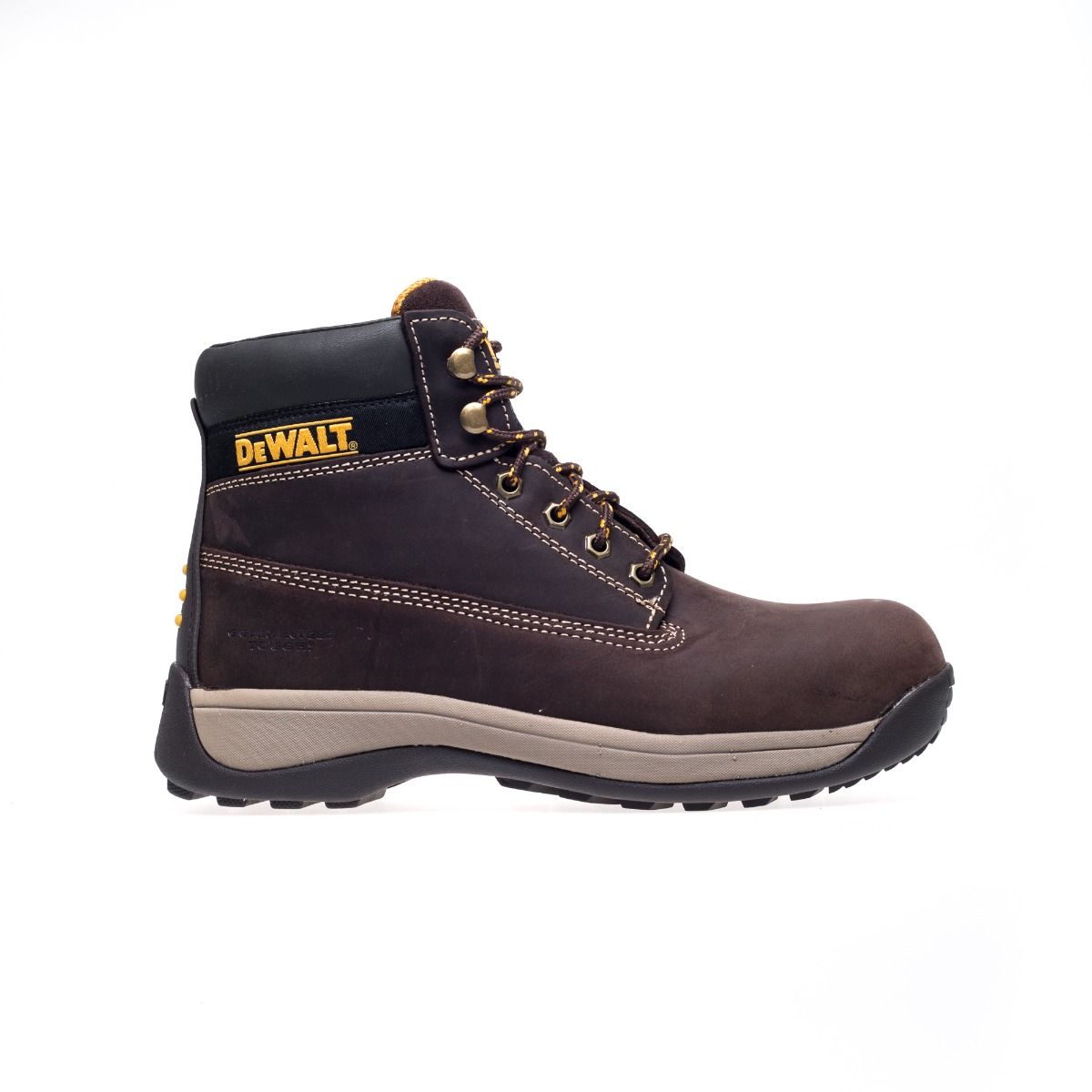 DeWalt Apprentice Brown Safety Boots Steel Toe Lightweight Oil Resistant