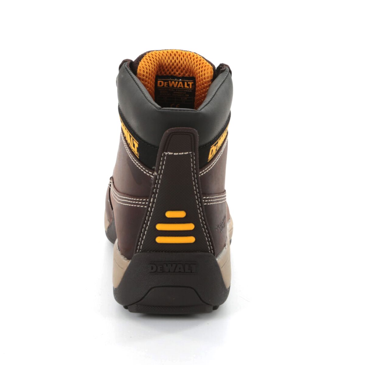 DeWalt Apprentice Brown Safety Boots Steel Toe Lightweight Oil Resistant