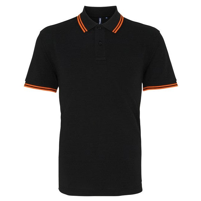 Asquith & Fox Men's Classic Fit Tipped Polo Shirt Short Sleeve Cotton Top