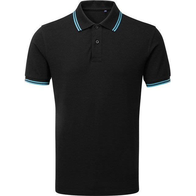 Asquith & Fox Men's Classic Fit Tipped Polo Shirt Short Sleeve Cotton Top
