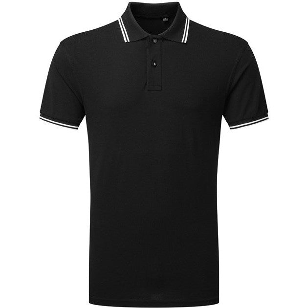 Asquith & Fox Men's Classic Fit Tipped Polo Shirt Short Sleeve Cotton Top