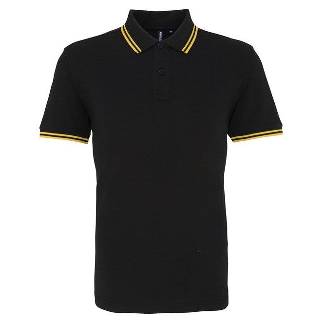 Asquith & Fox Men's Classic Fit Tipped Polo Shirt Short Sleeve Cotton Top
