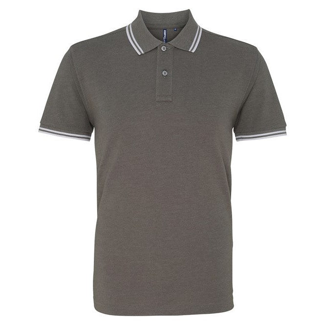 Asquith & Fox Men's Classic Fit Tipped Polo Shirt Short Sleeve Cotton Top