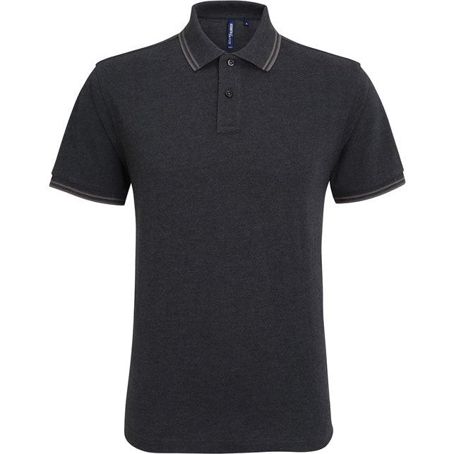 Asquith & Fox Men's Classic Fit Tipped Polo Shirt Short Sleeve Cotton Top