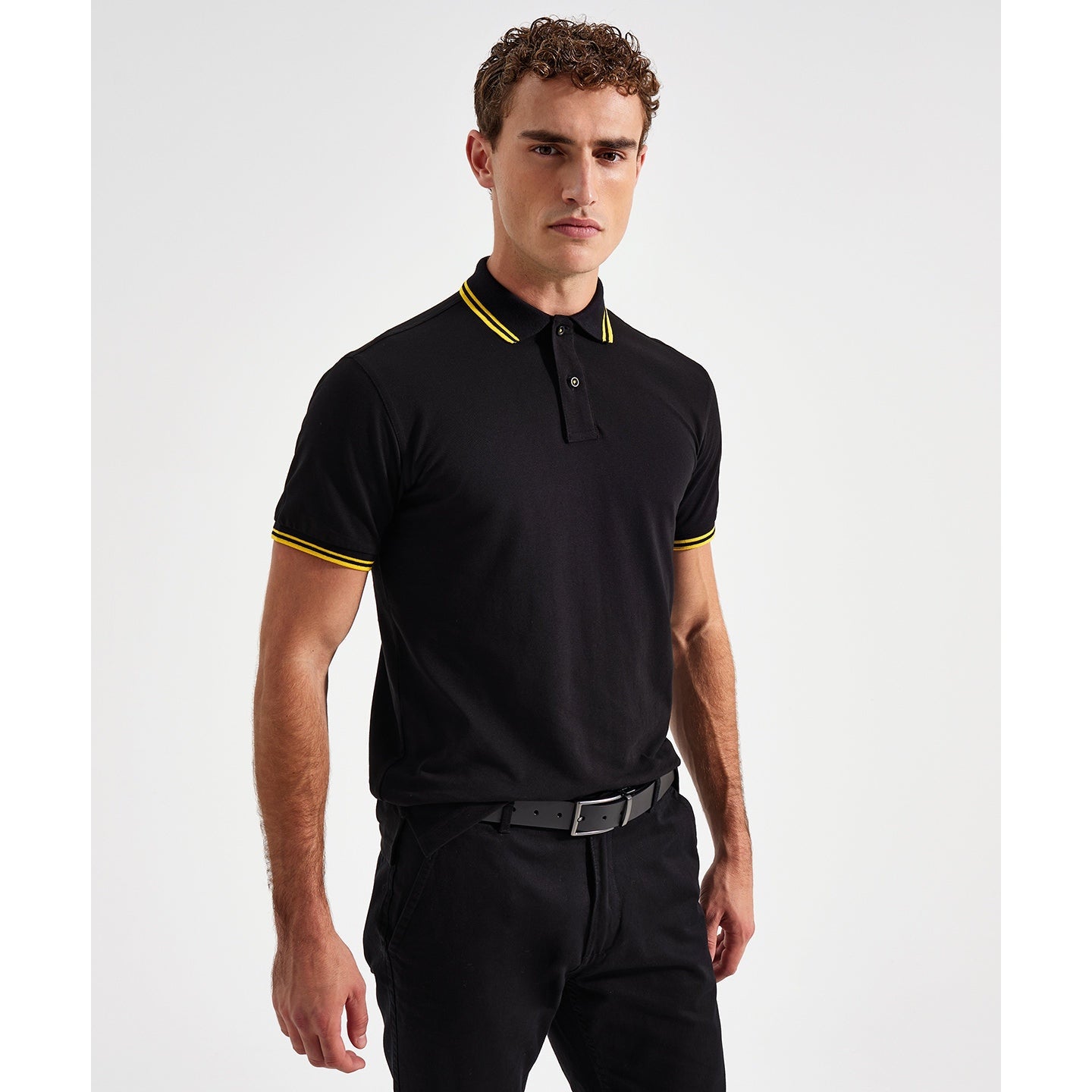 Asquith & Fox Men's Classic Fit Tipped Polo Shirt Short Sleeve Cotton Top