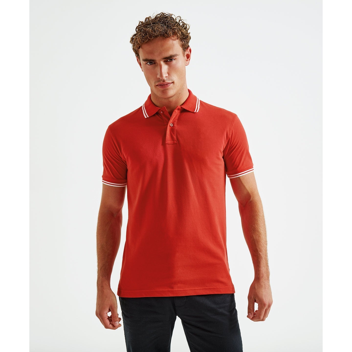 Asquith & Fox Men's Classic Fit Tipped Polo Shirt Short Sleeve Cotton Top
