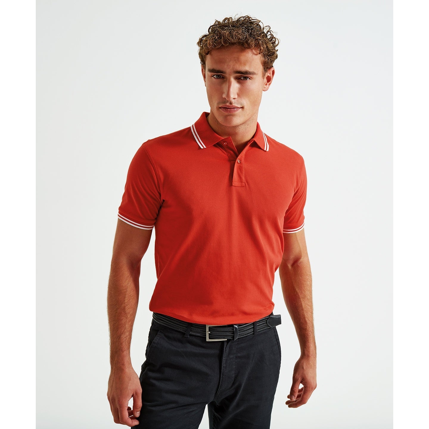 Asquith & Fox Men's Classic Fit Tipped Polo Shirt Short Sleeve Cotton Top