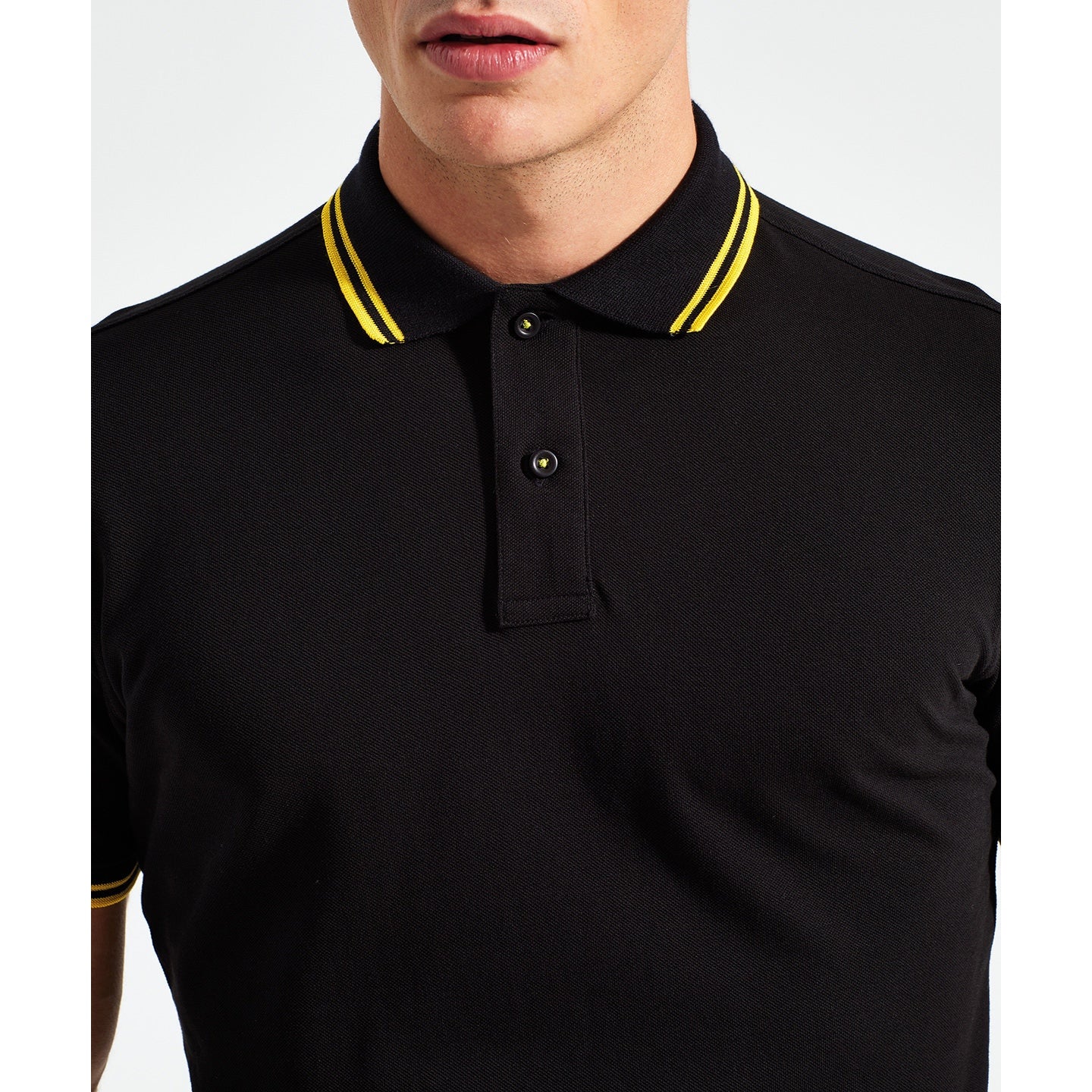 Asquith & Fox Men's Classic Fit Tipped Polo Shirt Short Sleeve Cotton Top