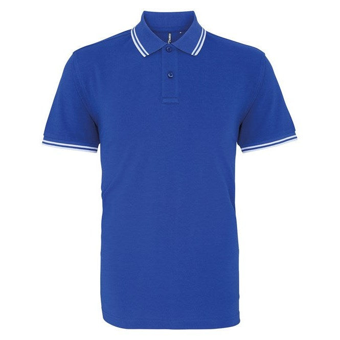 Asquith & Fox Men's Classic Fit Tipped Polo Shirt Short Sleeve Cotton Top