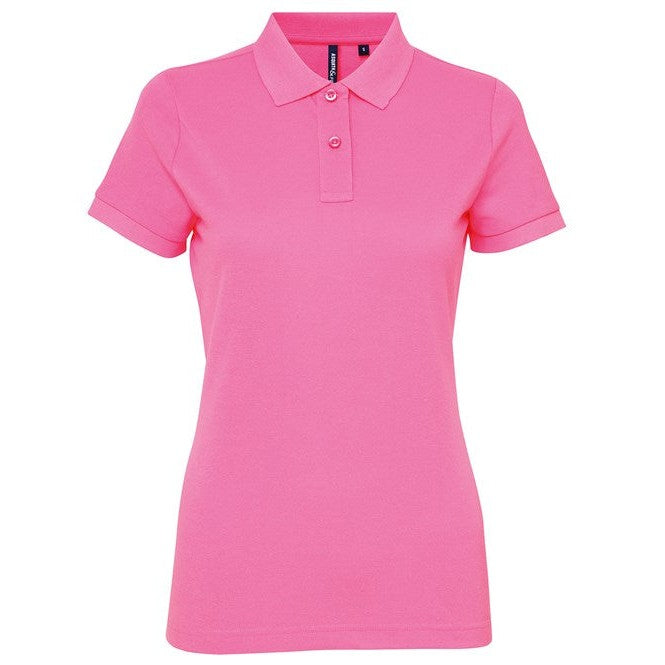 Asquith & Fox Women's Polycotton Polo Classic Fit Wicking Technology XS-2XL