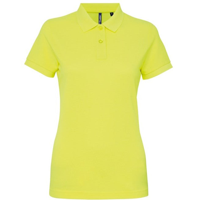Asquith & Fox Women's Polycotton Polo Classic Fit Wicking Technology XS-2XL
