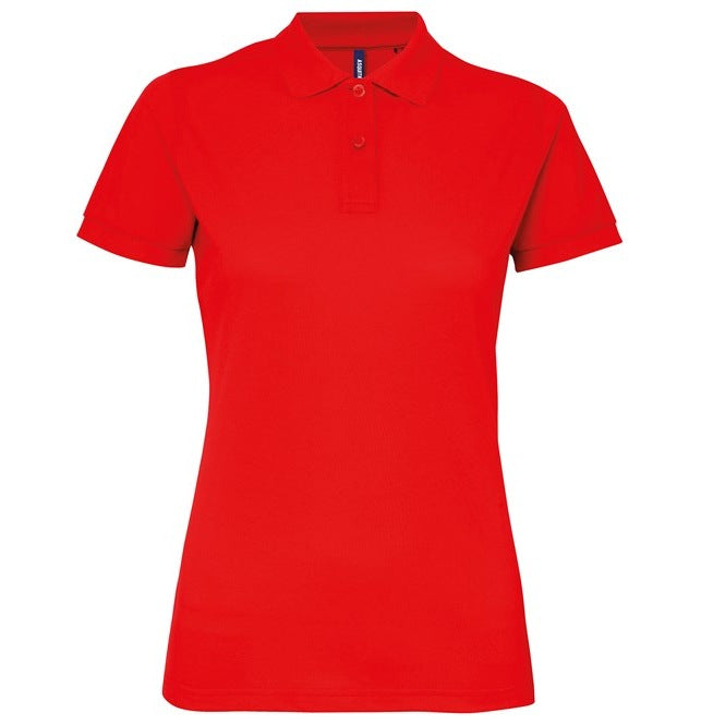 Asquith & Fox Women's Polycotton Polo Classic Fit Wicking Technology XS-2XL