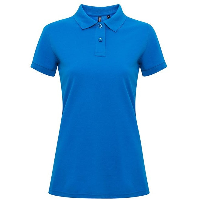 Asquith & Fox Women's Polycotton Polo Classic Fit Wicking Technology XS-2XL