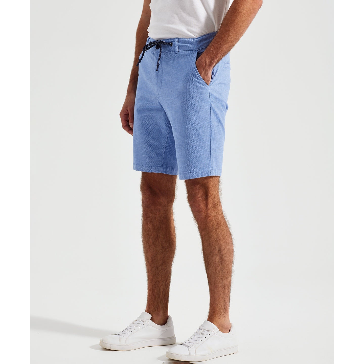 Asquith & Fox Men's Chino Shorts Lightweight Drawstring Waistband Casual Wear