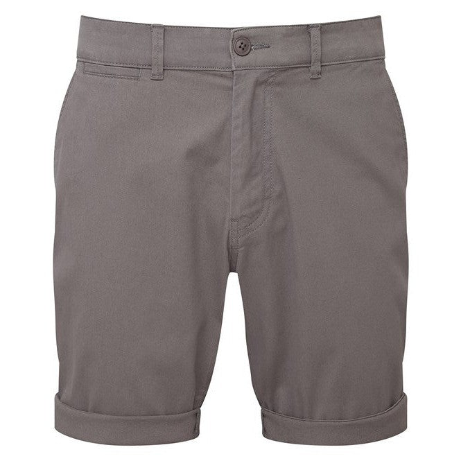 Asquith & Fox Men's Lightweight Chino Shorts with Belt Loops and Pockets