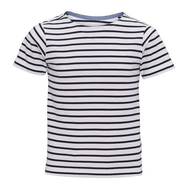 Asquith & Fox Kids Breton Striped T-Shirt Short Sleeve