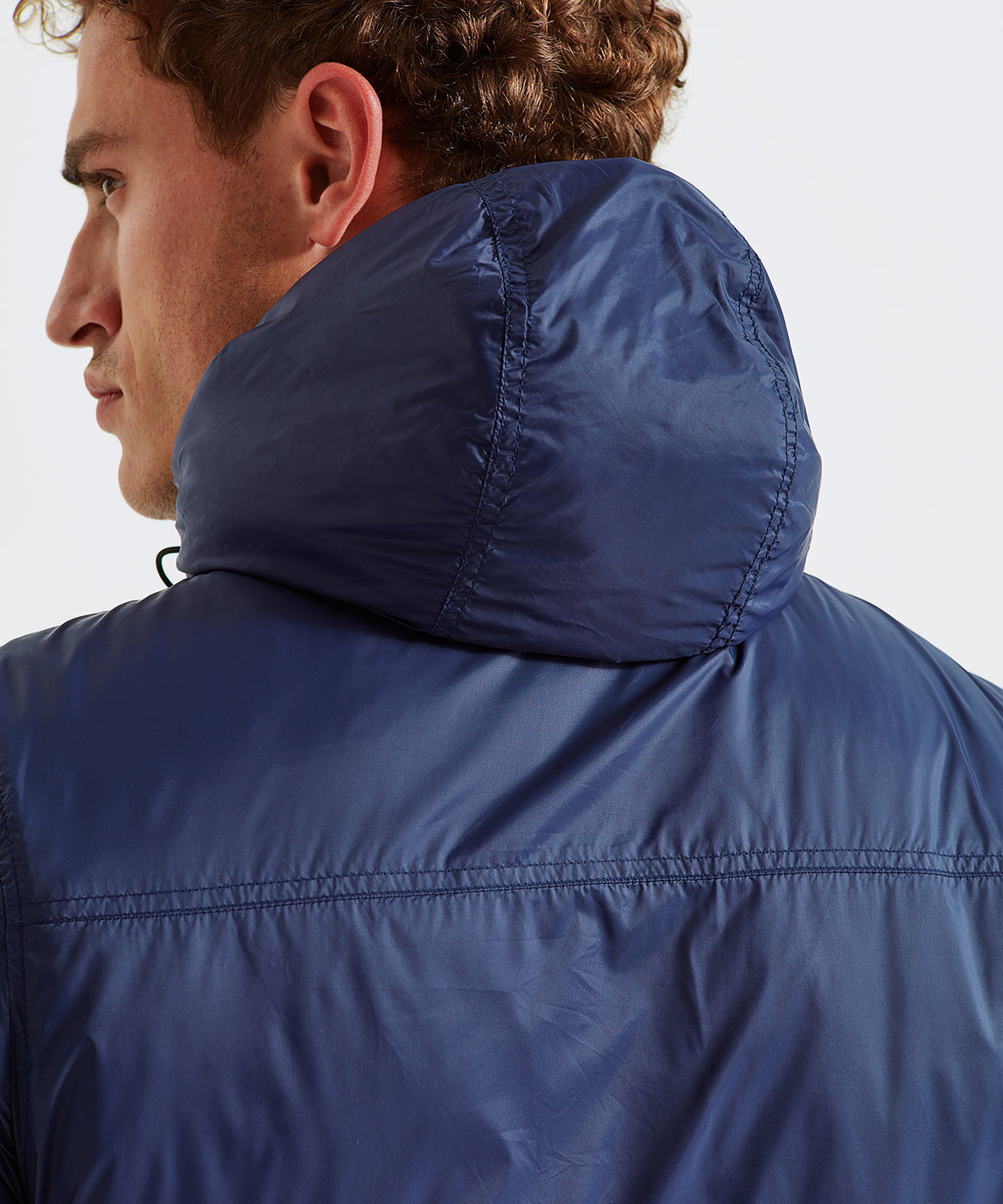 Asquith & Fox Men's Padded Wind Jacket with Double Hood, Wind-Resistant,  S-2XL