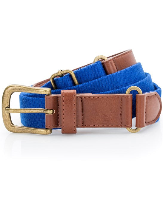 Asquith & Fox Faux Leather Canvas Belt Adjustable 95-125cm WRAP Certified