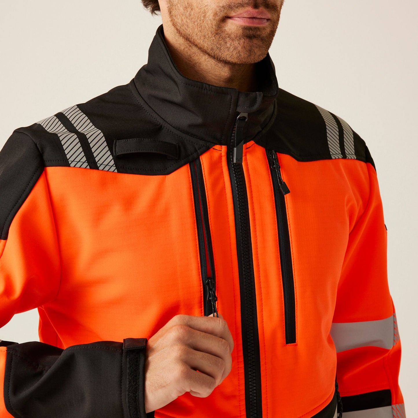 Regatta Professional Hi-Vis X PRO 3 Layer Softshell Jacket Class 2 Orange