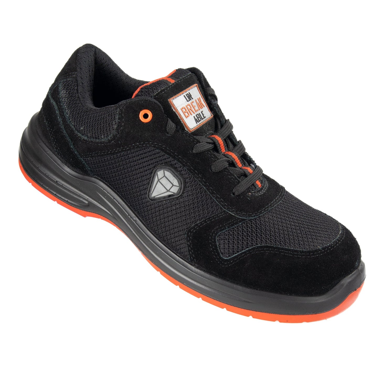 Unbreakable UB Reef Low S1P Trainers Suede Mesh Anti-Static SRC Safety Shoes
