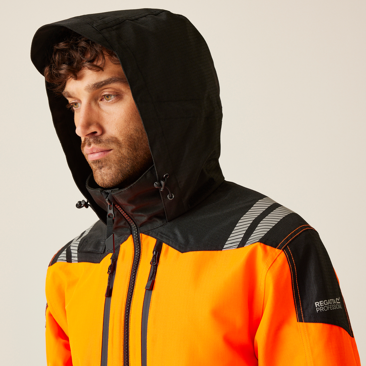 Regatta Professional Hi-VIS X-PRO Waterproof Shell Jacket Class 2 Mens S-4XL