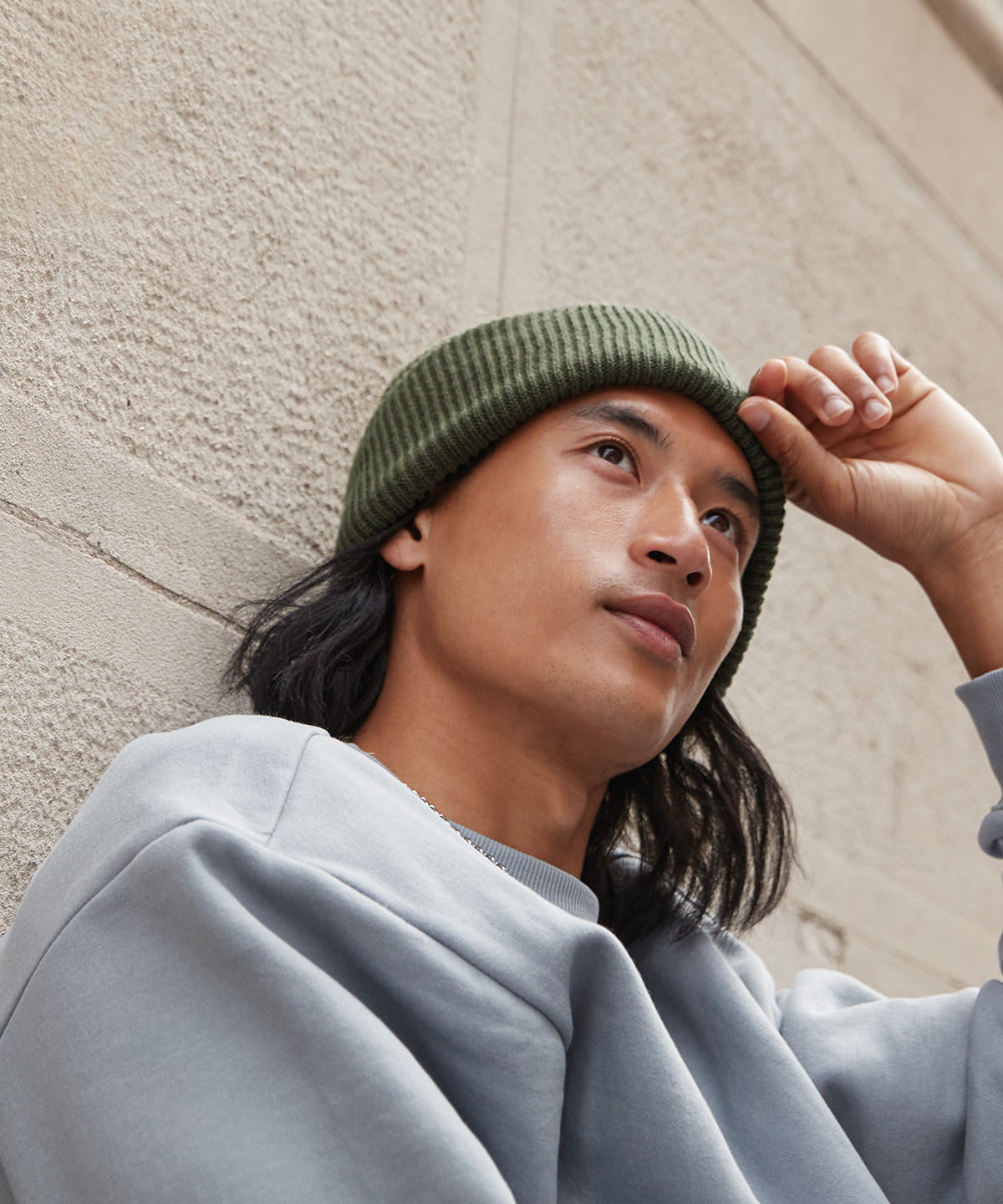 Beechfield Classic Deep-Cuffed Beanie 100% Recycled Polyester Ribbed Knit