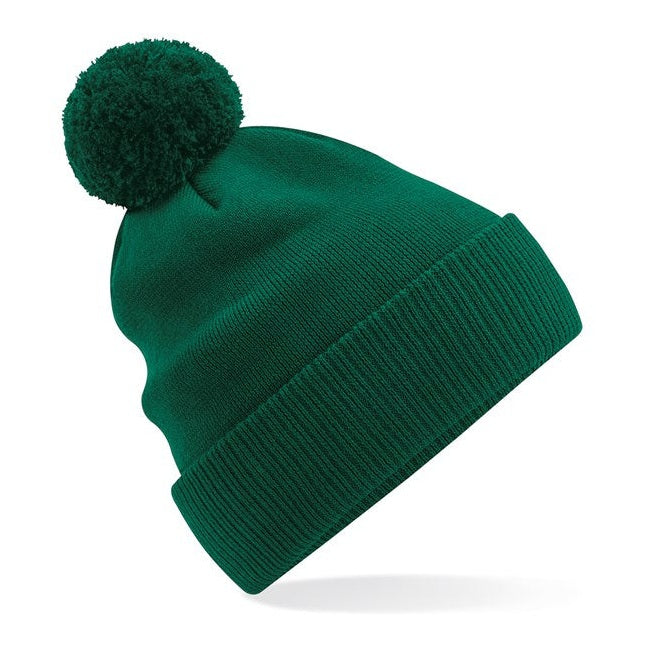 Beechfield Organic Cotton Snowstar Beanie Double-Layered with Pom Pom
