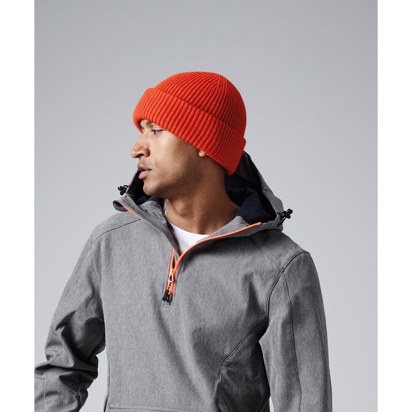Beechfield Wind-Resistant Beanie with Recycled Polyester and Cotton Lining
