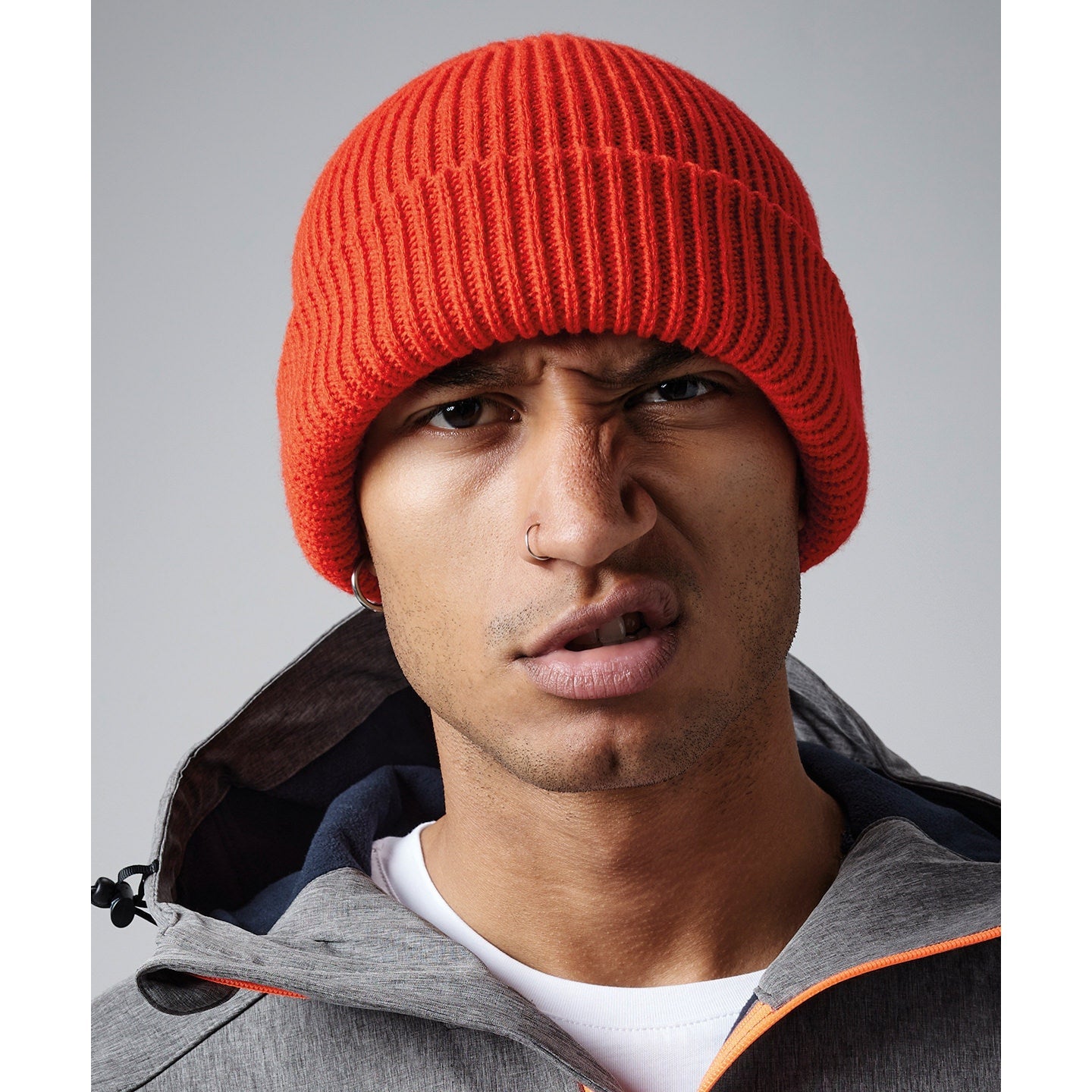 Beechfield Wind-Resistant Beanie with Recycled Polyester and Cotton Lining
