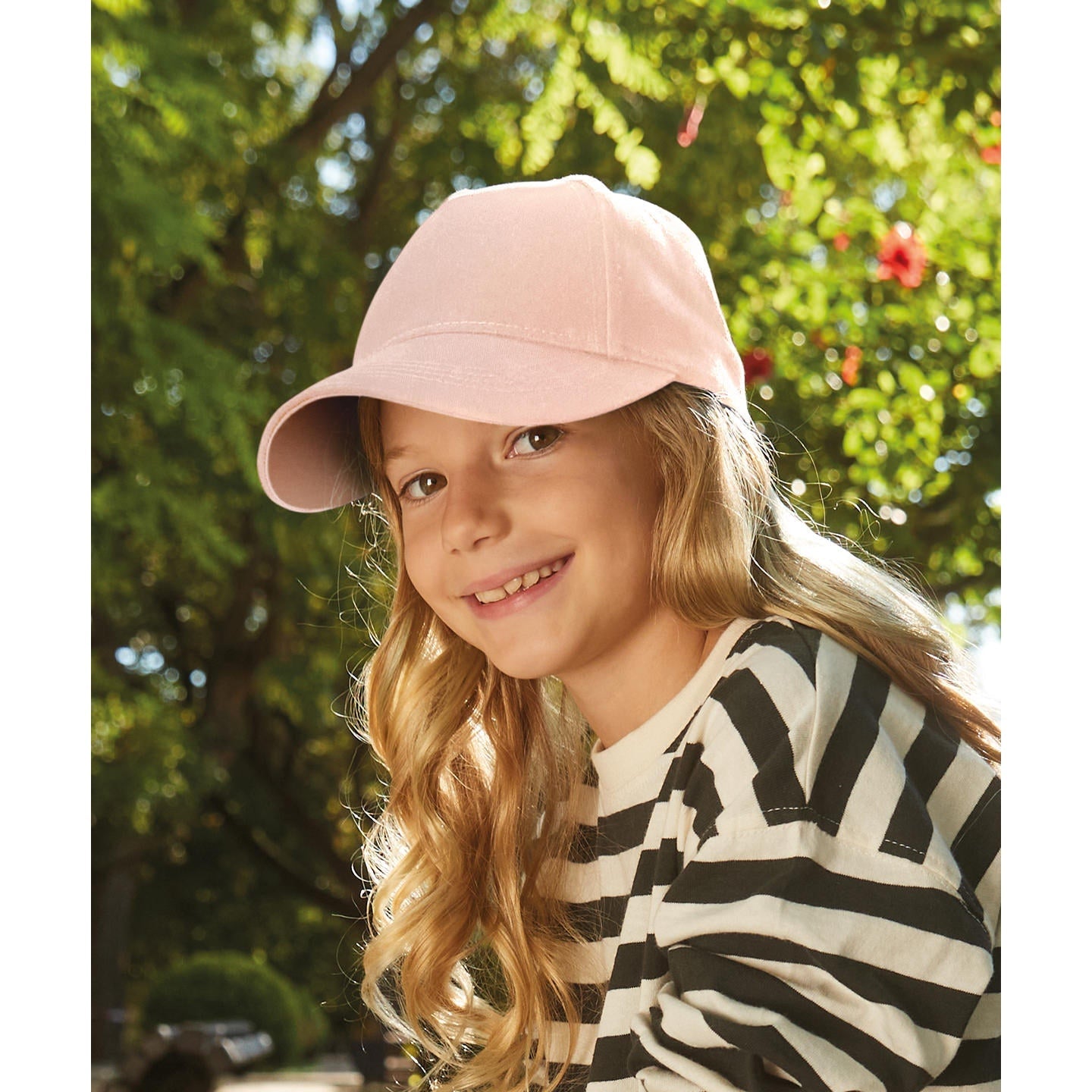 Beechfield Junior Organic Cotton 5-Panel Cap Adjustable Snapback Kids Hat
