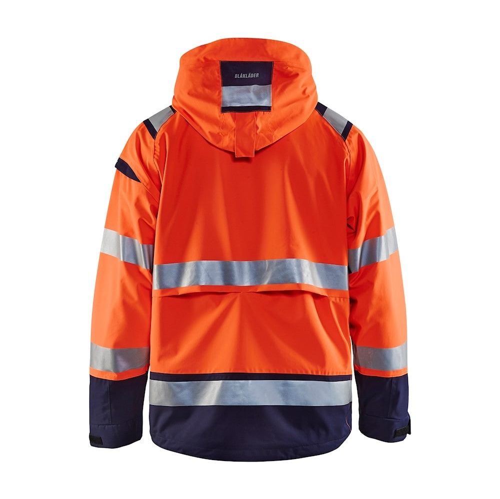 Blaklader Hi-Vis Shell Jacket 4987 Waterproof Breathable Reflective Safety Wear