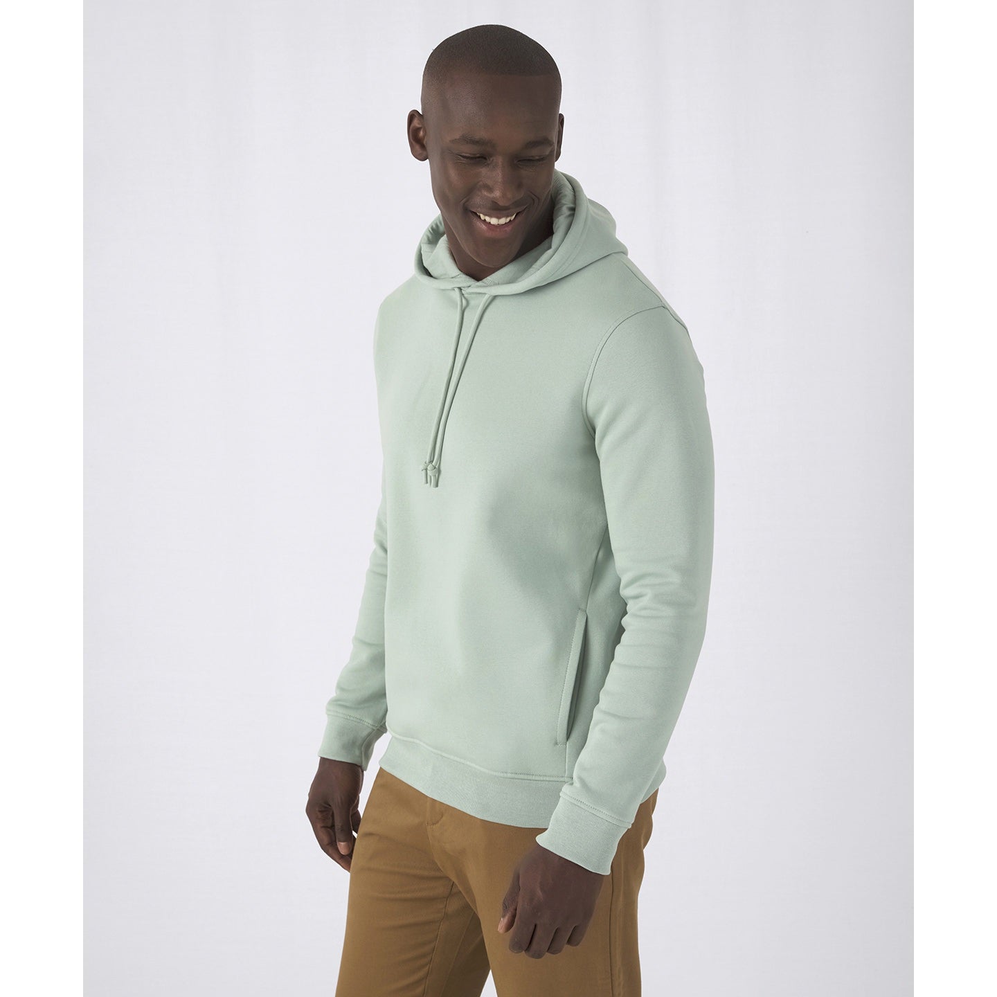 B&C Collection Inspire Organic Hooded Sweatshirt Soft Trendy Fashionable