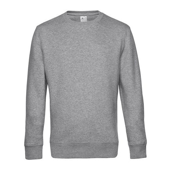 B&C Collection King Crew Neck Sweatshirt 100% Cotton Soft Comfortable Fit