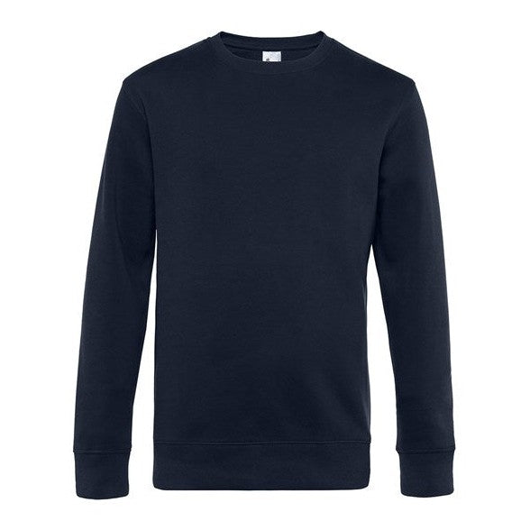 B&C Collection King Crew Neck Sweatshirt 100% Cotton Soft Comfortable Fit