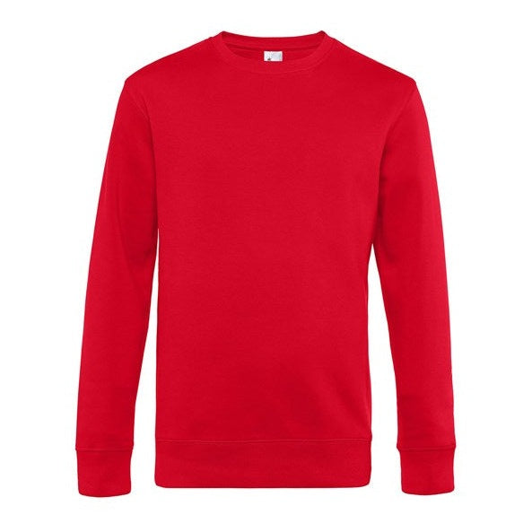 B&C Collection King Crew Neck Sweatshirt 100% Cotton Soft Comfortable Fit