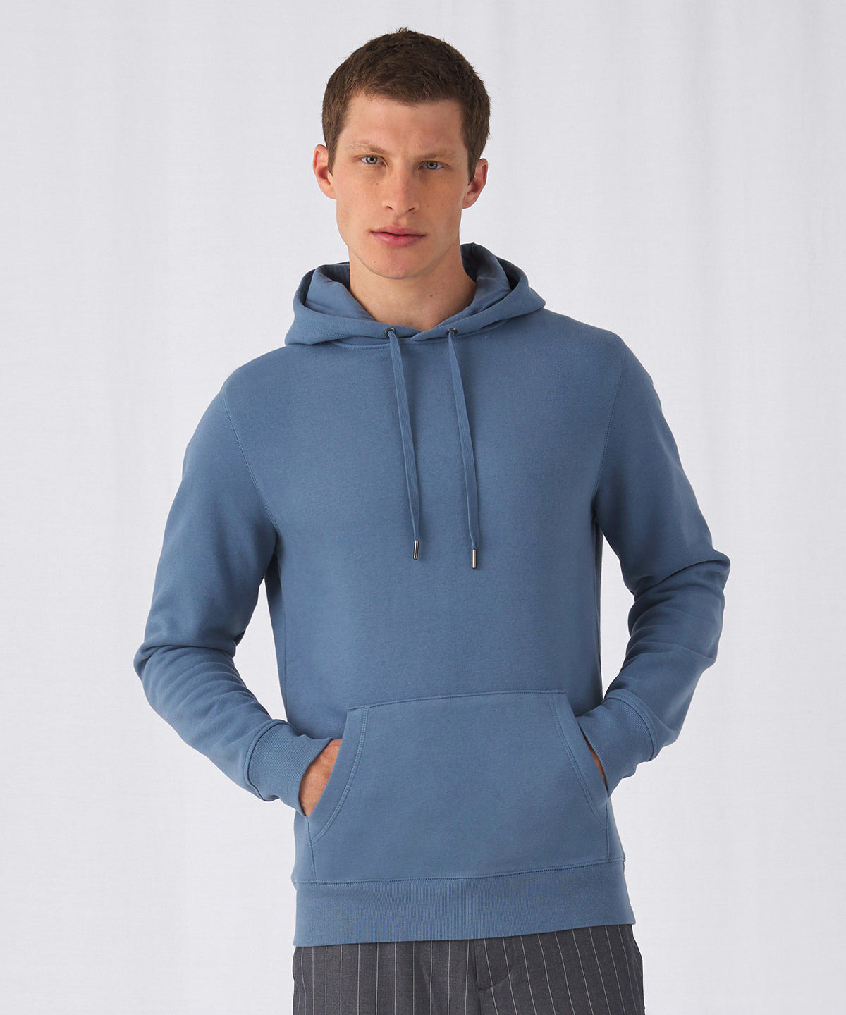 B&C Collection King Hooded Sweatshirt Soft Cotton Blend Stylish Fit Sizes S-3XL