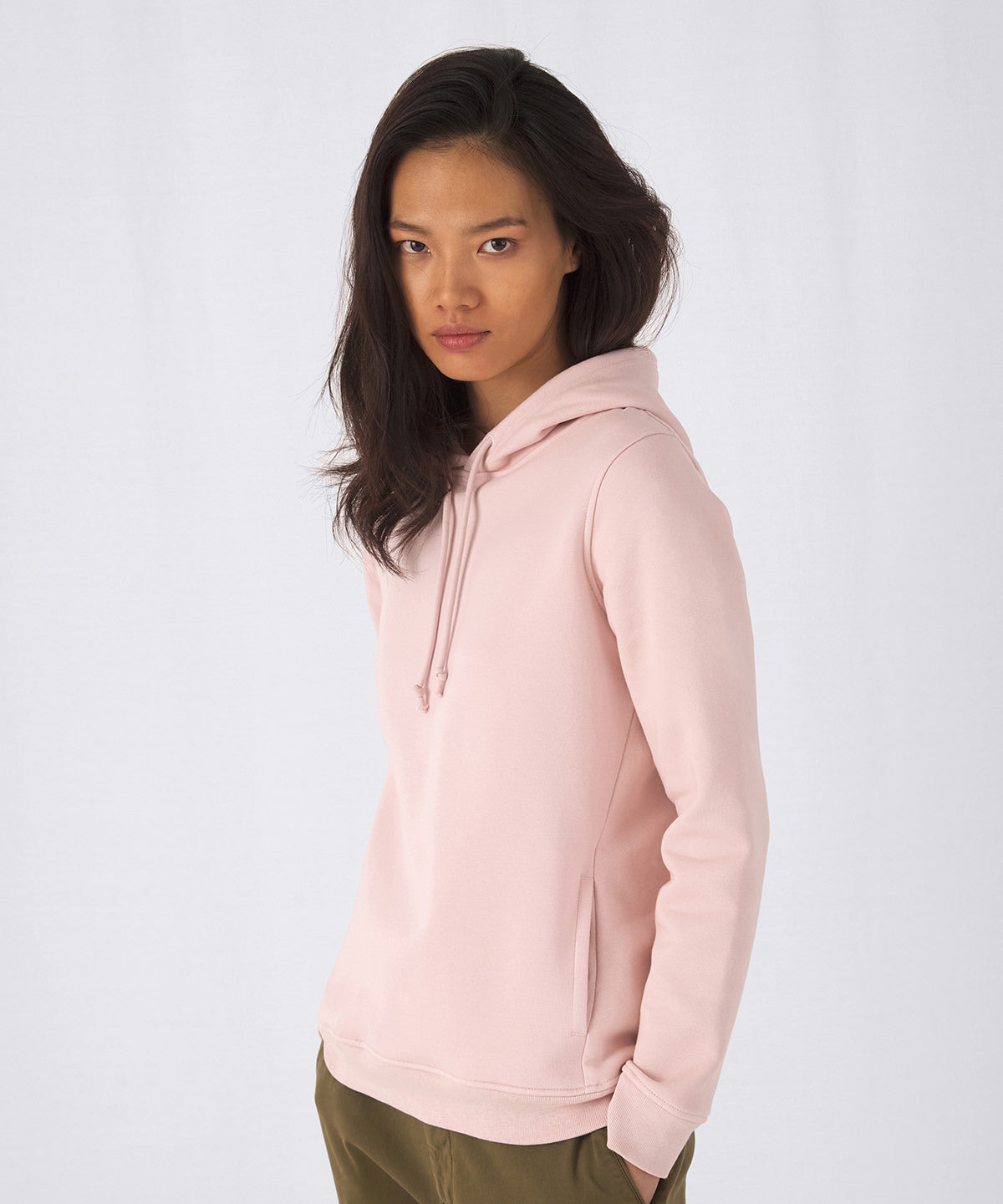 B&C Collection Inspire Organic Hooded Sweatshirt for Women - Trendy & Soft