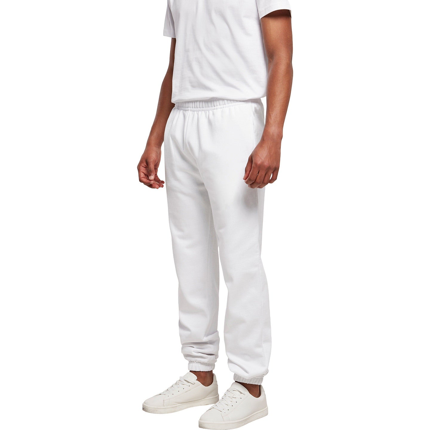 Build Your Brand Basic Sweatpants Men Adjustable Waistband Side Pockets