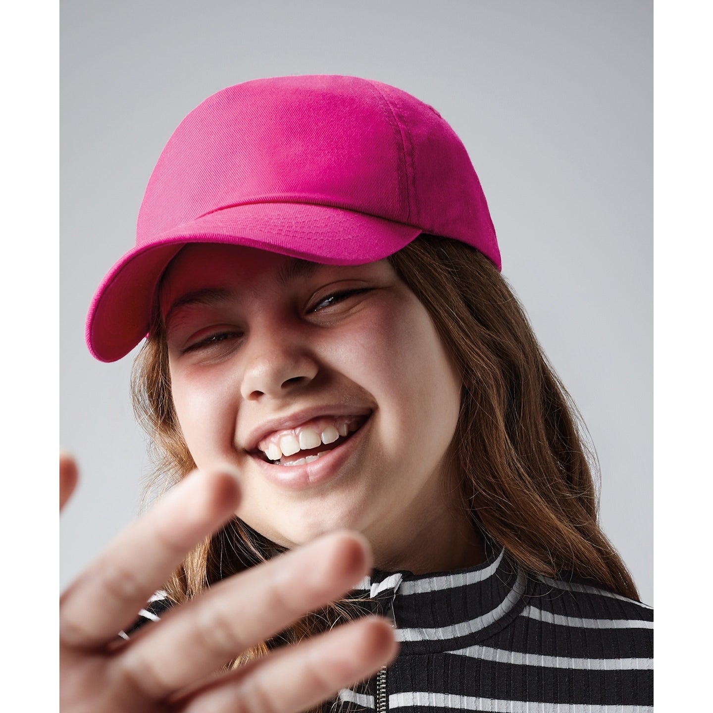 Beechfield Original 5-Panel Cap with Rip-Strip Size Adjuster Pre-Curved Peak